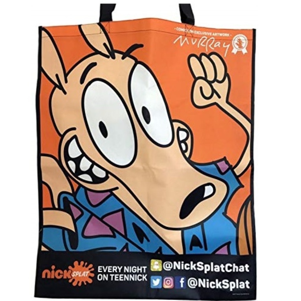 SDCC Rocko's Modern Life & Hey Arnold Tote Bag